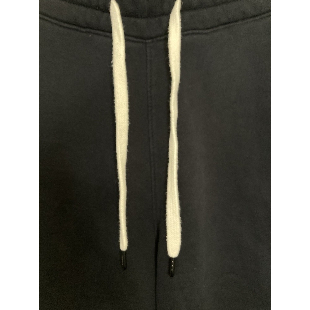 Hollister Sweat Shorts Womens L Black Drawstring Waist Y2K Lounge Athleisure Gym - Picture 6 of 9